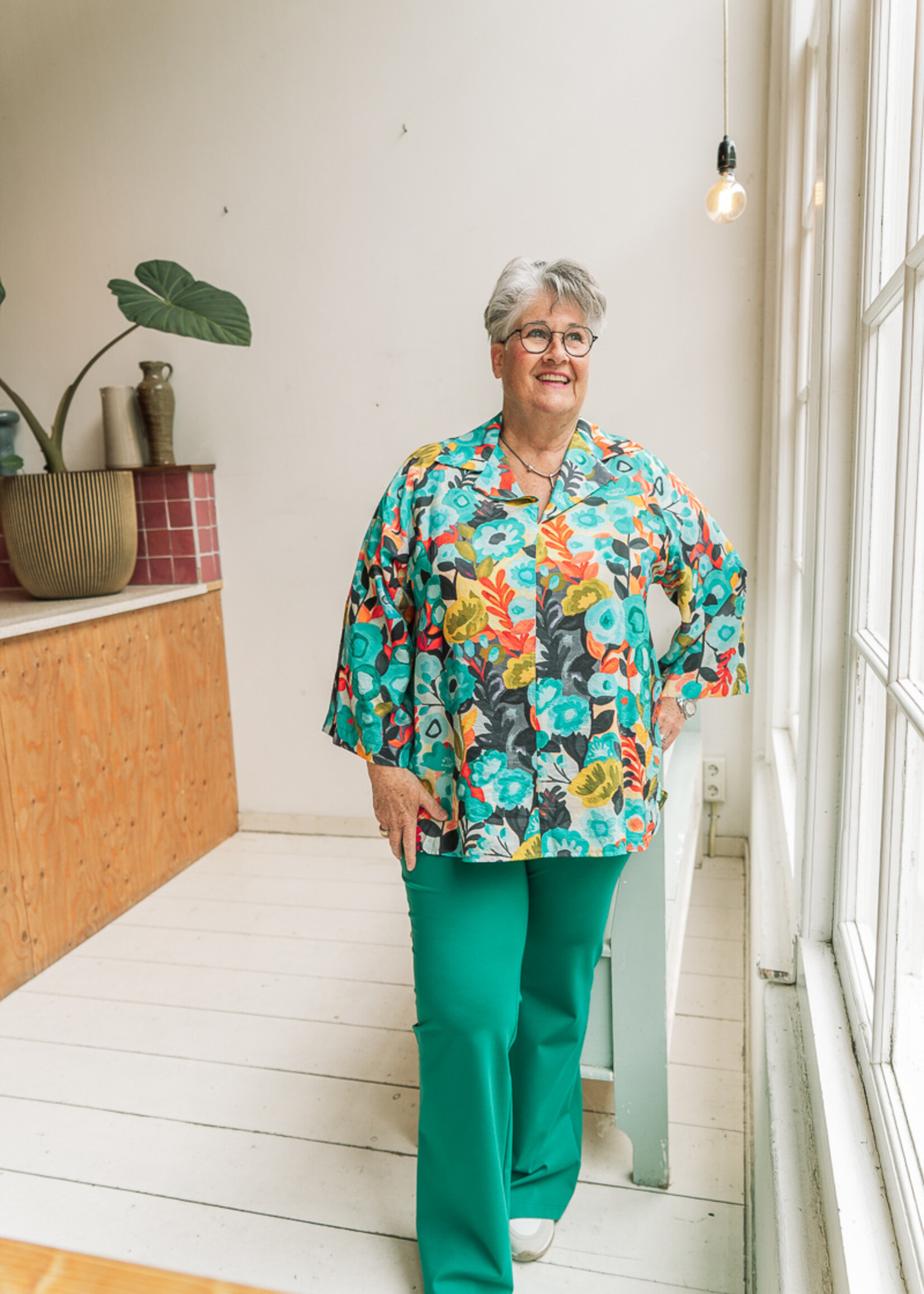 Ophilia Lucy Summer Flower Green