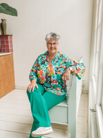 Ophilia Lucy Summer Flower Green