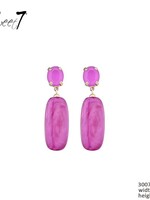 Sweet7 Oorbellen Salua roze-goudkleurig 300725615