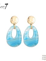 Sweet7 Oorbellen Maya turkoois-gold 300676033