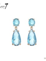 Sweet7 Oorbellen Mariette turkoois-gold 300611944