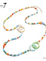 Sweet7 Ketting Lana lang multi-gold 101130481