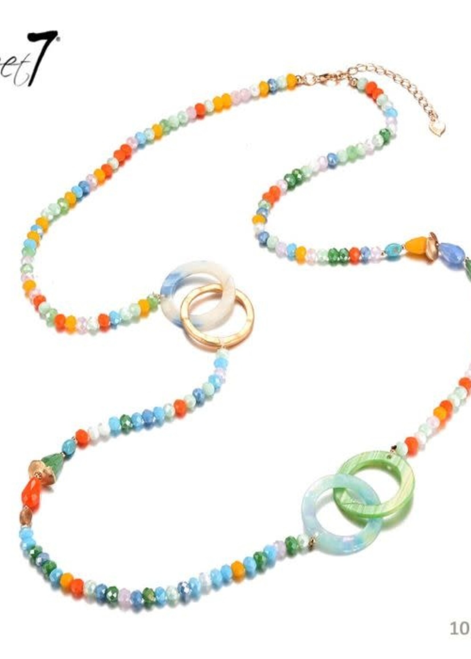 Sweet7 Ketting Lana lang multi-gold 101130481