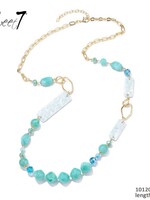 Sweet7 Ketting Ivy lang roze-gold 101209415