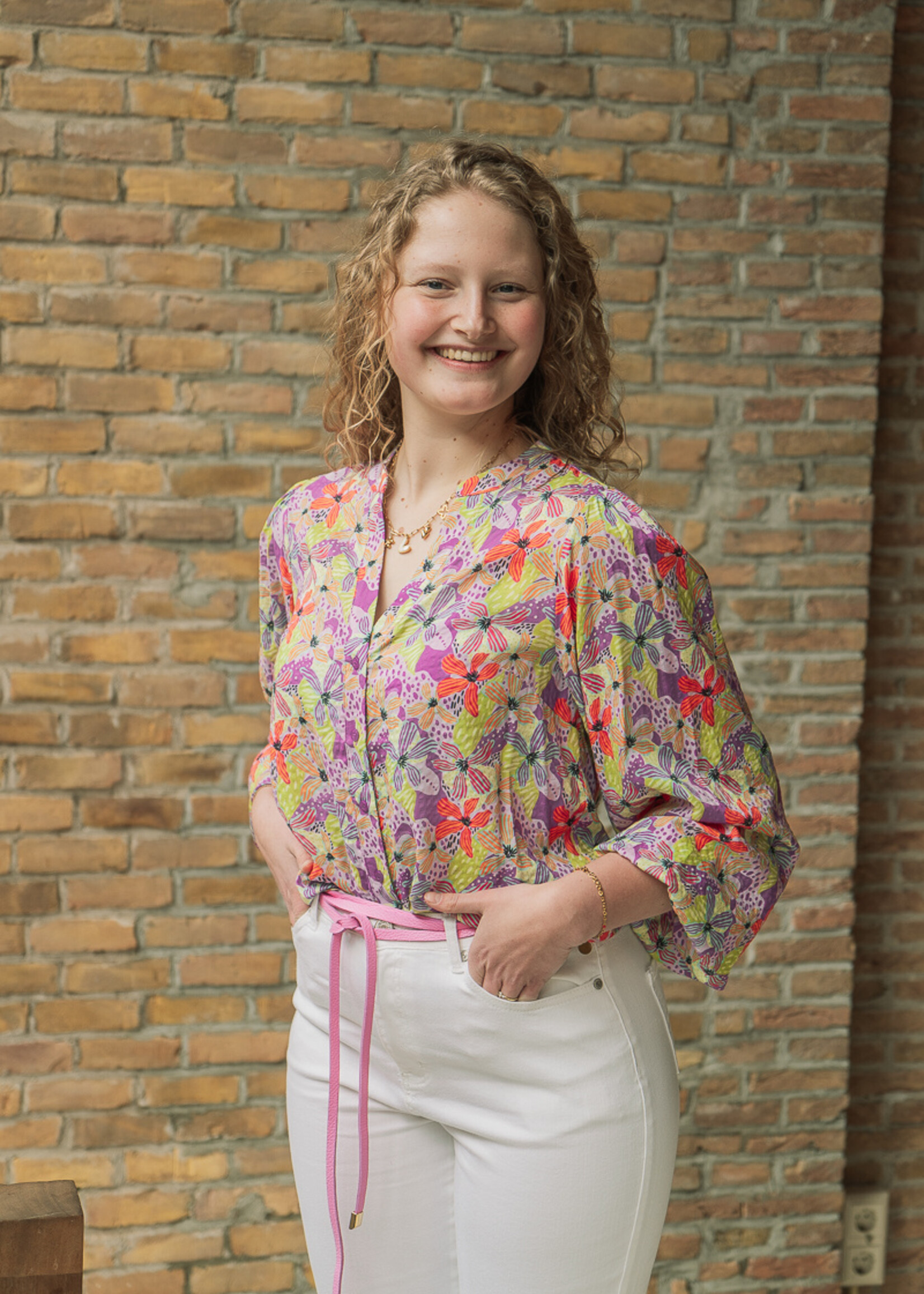 FLURESK Belkis blouse Violet/Orchid Purple