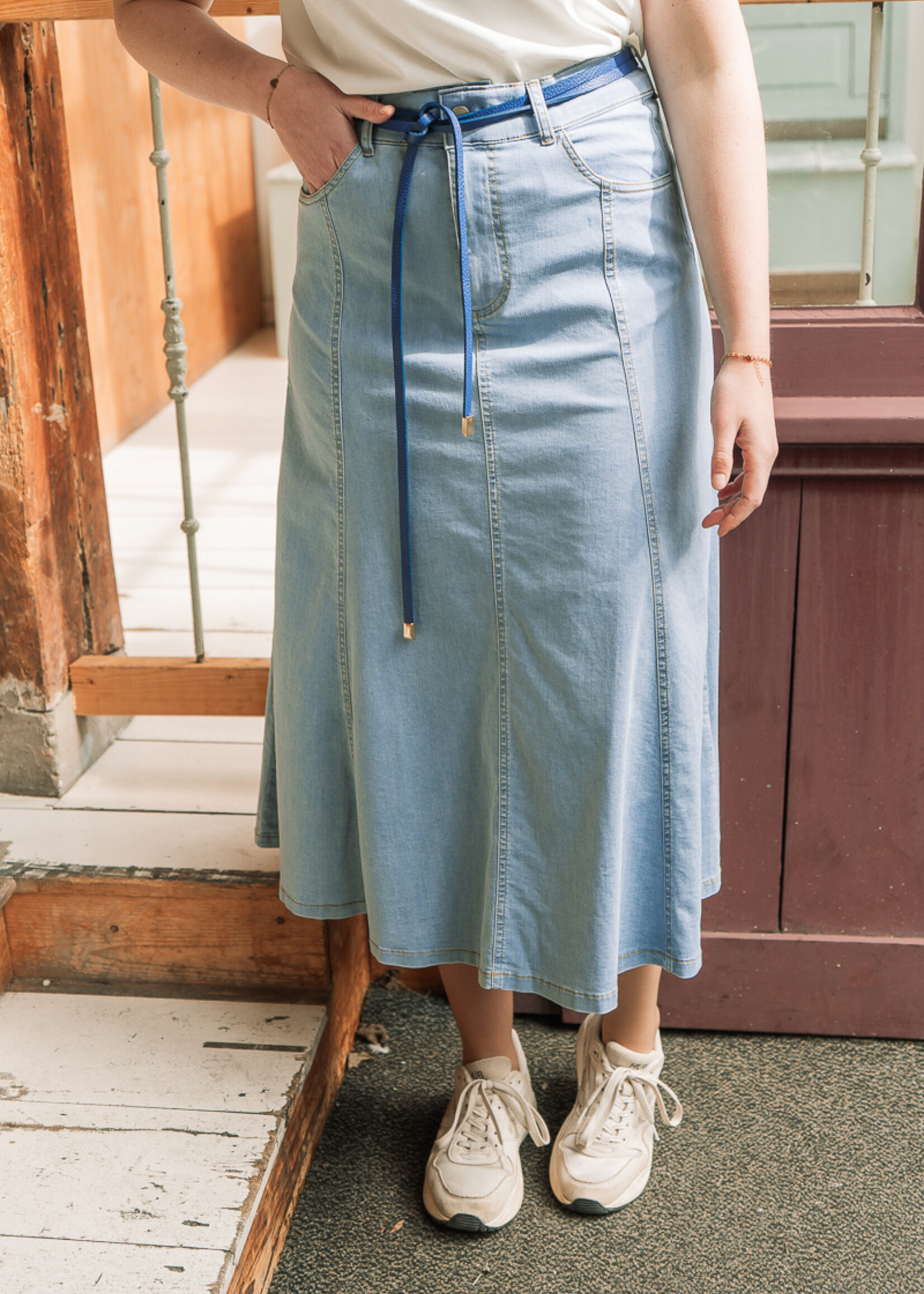 LaLamour River Skirt Denim