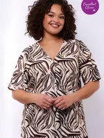 Exxcellent Yara Top Sand/Dark Brown