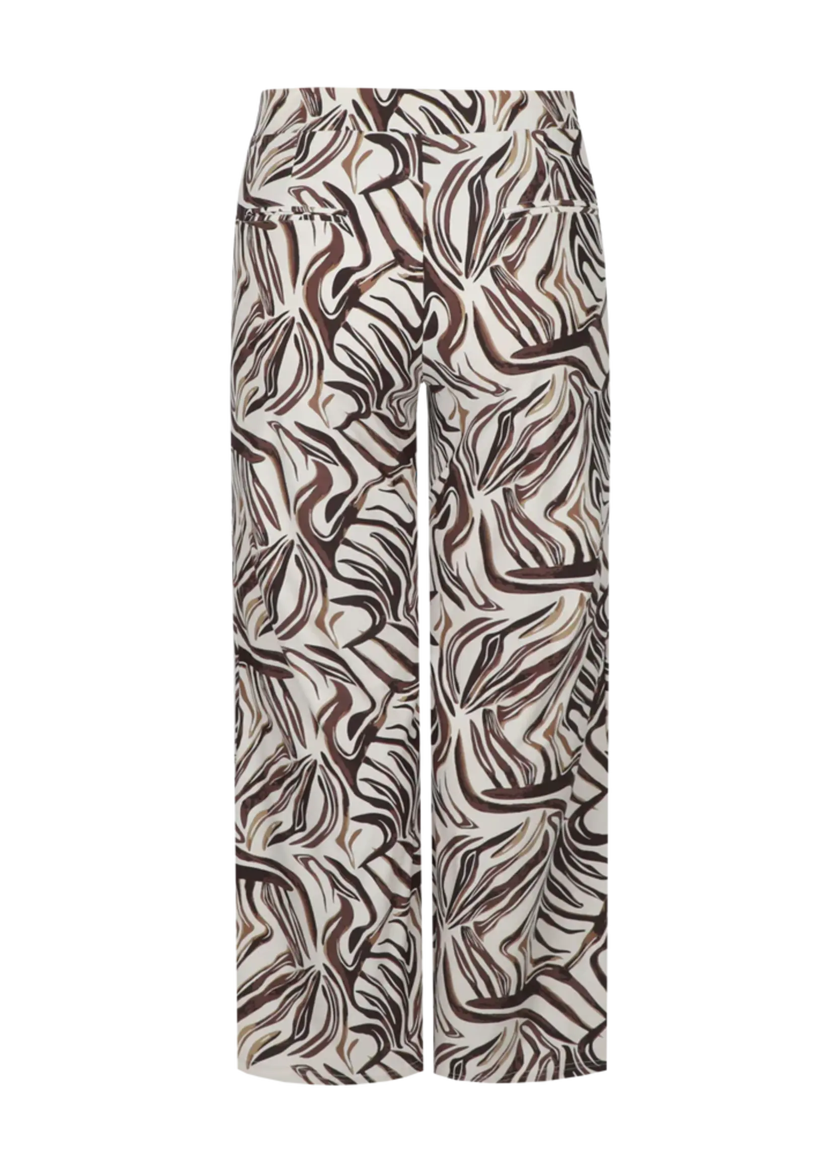 Exxcellent Alora Pants Sand/Dark Brown