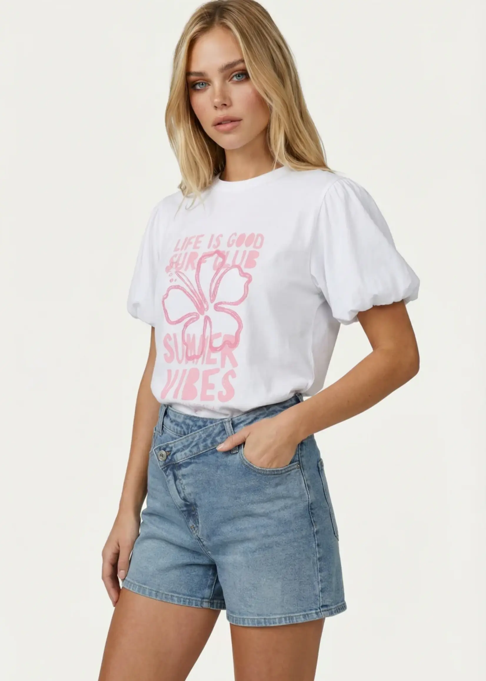 FLURESK Estel T-shirt Offwhite