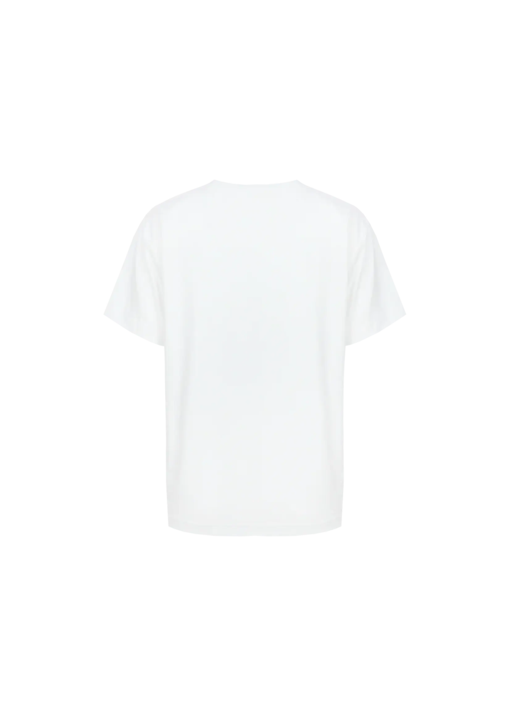 FLURESK Nura T-shirt Offwhite/Dodger Blue