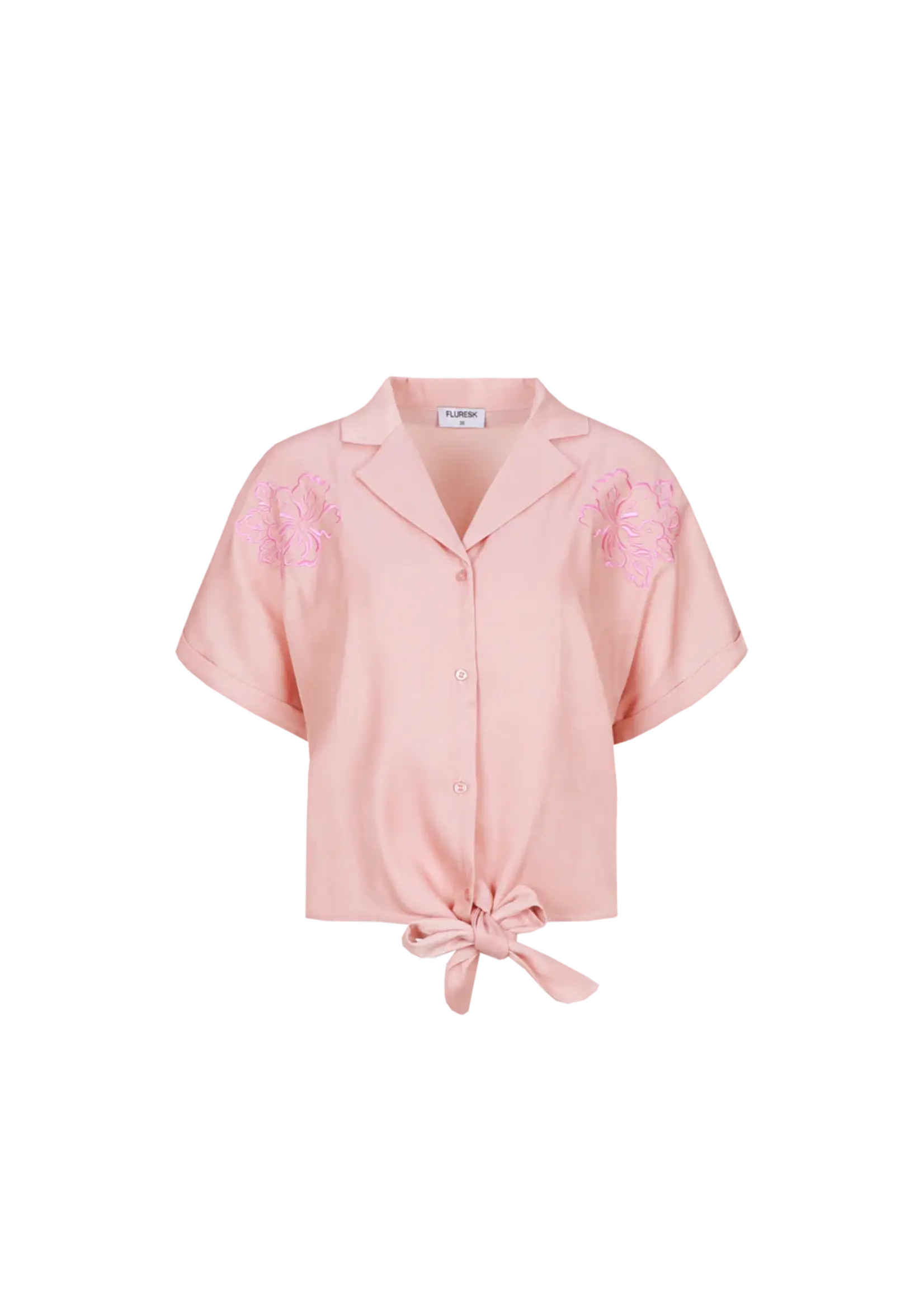 FLURESK Evy Blouse Blush Peach