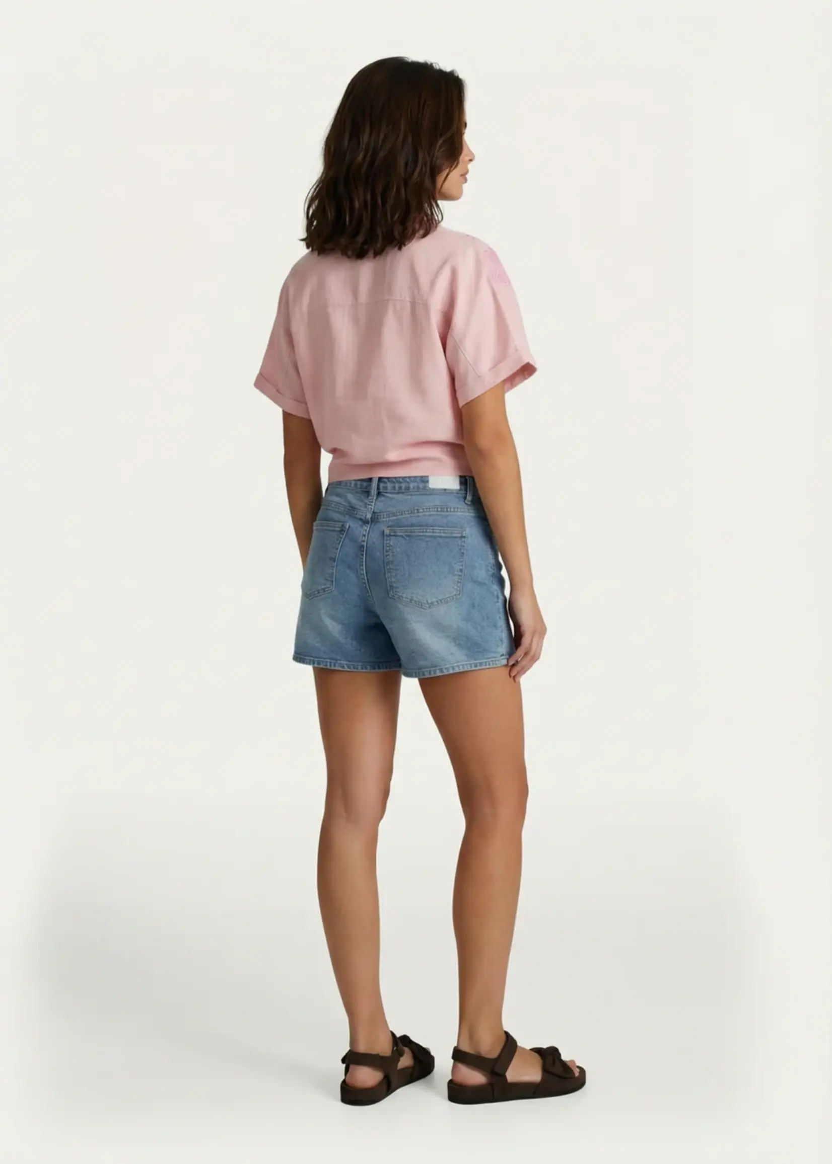 FLURESK Evy Blouse Blush Peach