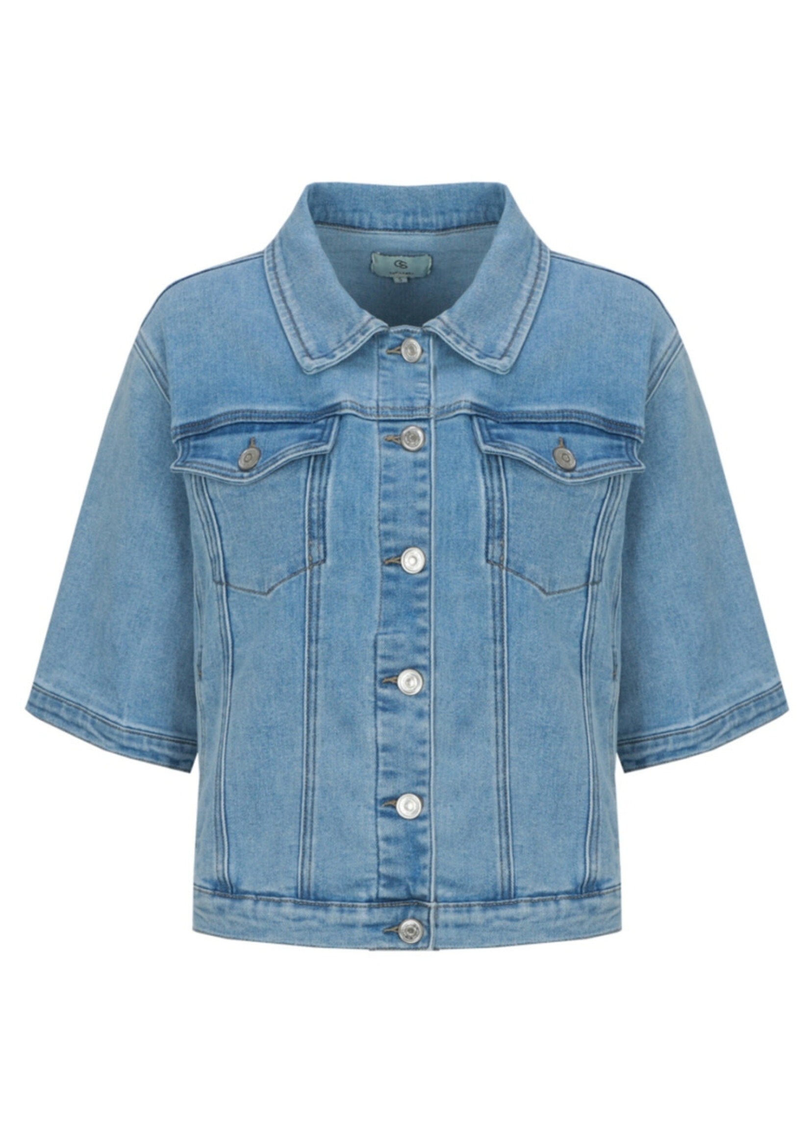 C&S The Label Ines Jacket Denim Mid Blue