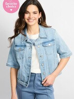 C&S The Label Ines Jacket Denim Mid Blue
