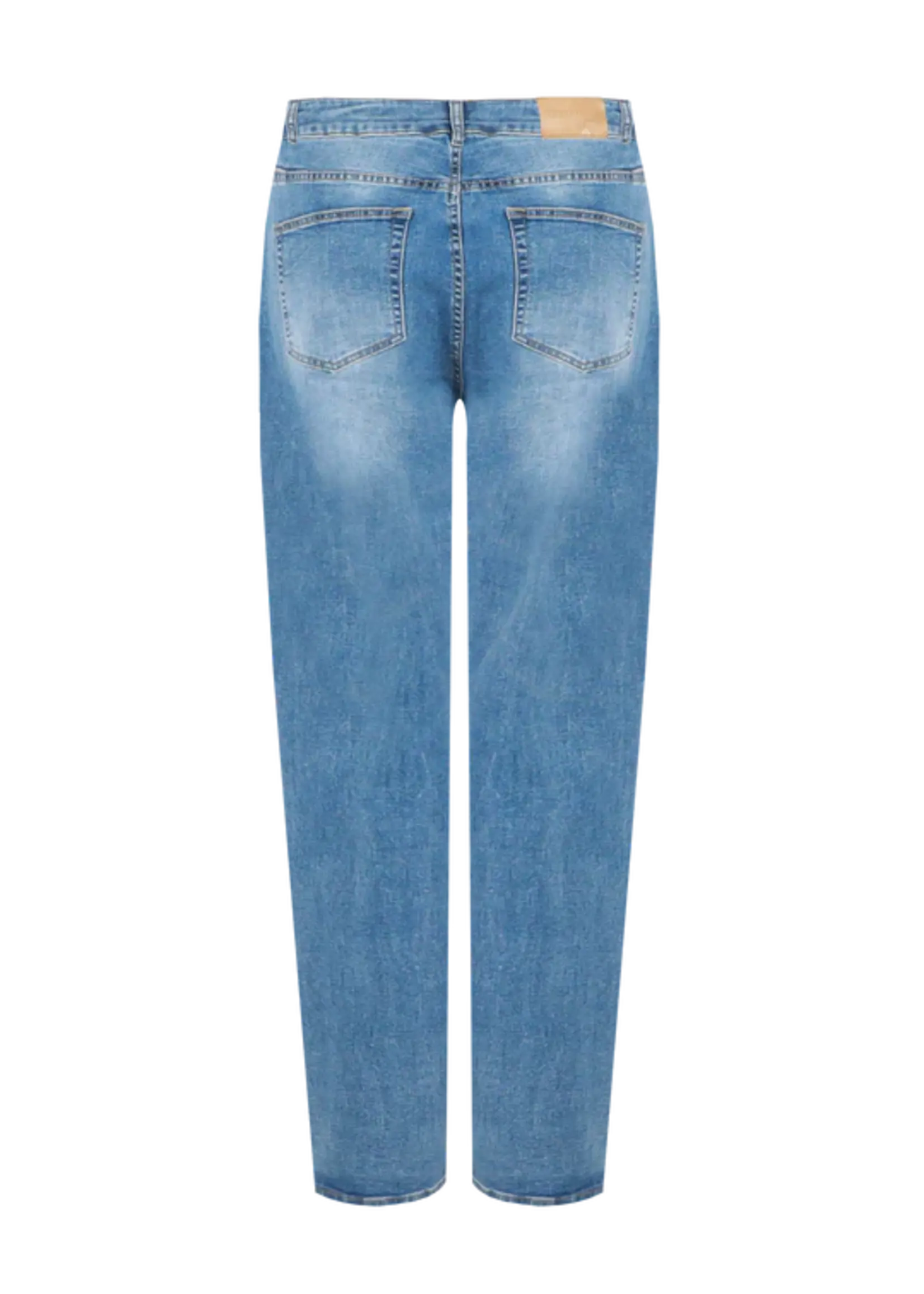 Exxcellent Katie Straigth Leg Jeans Denim Mid Blue