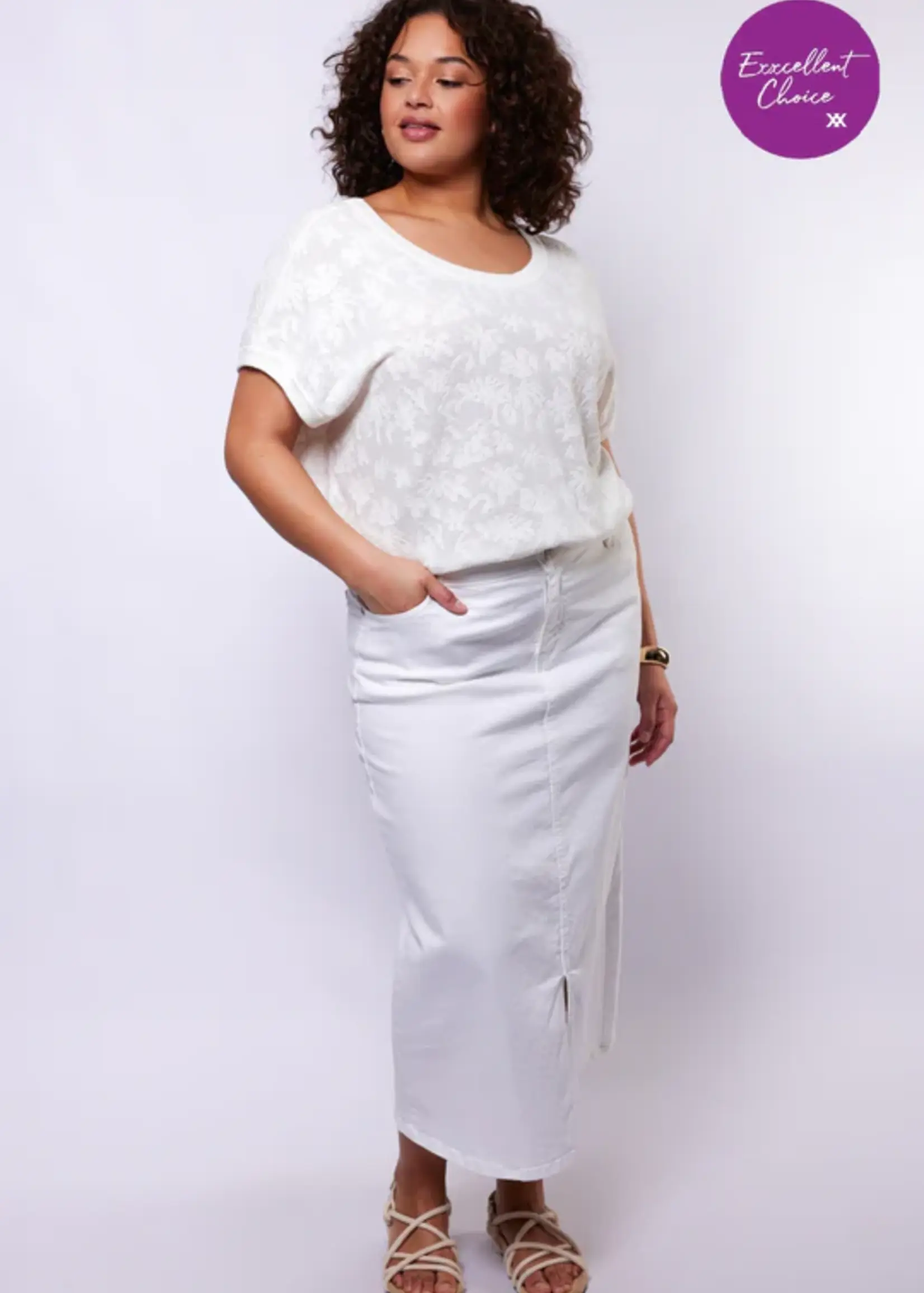 Exxcellent Diora Skirt Offwhite Maat 44