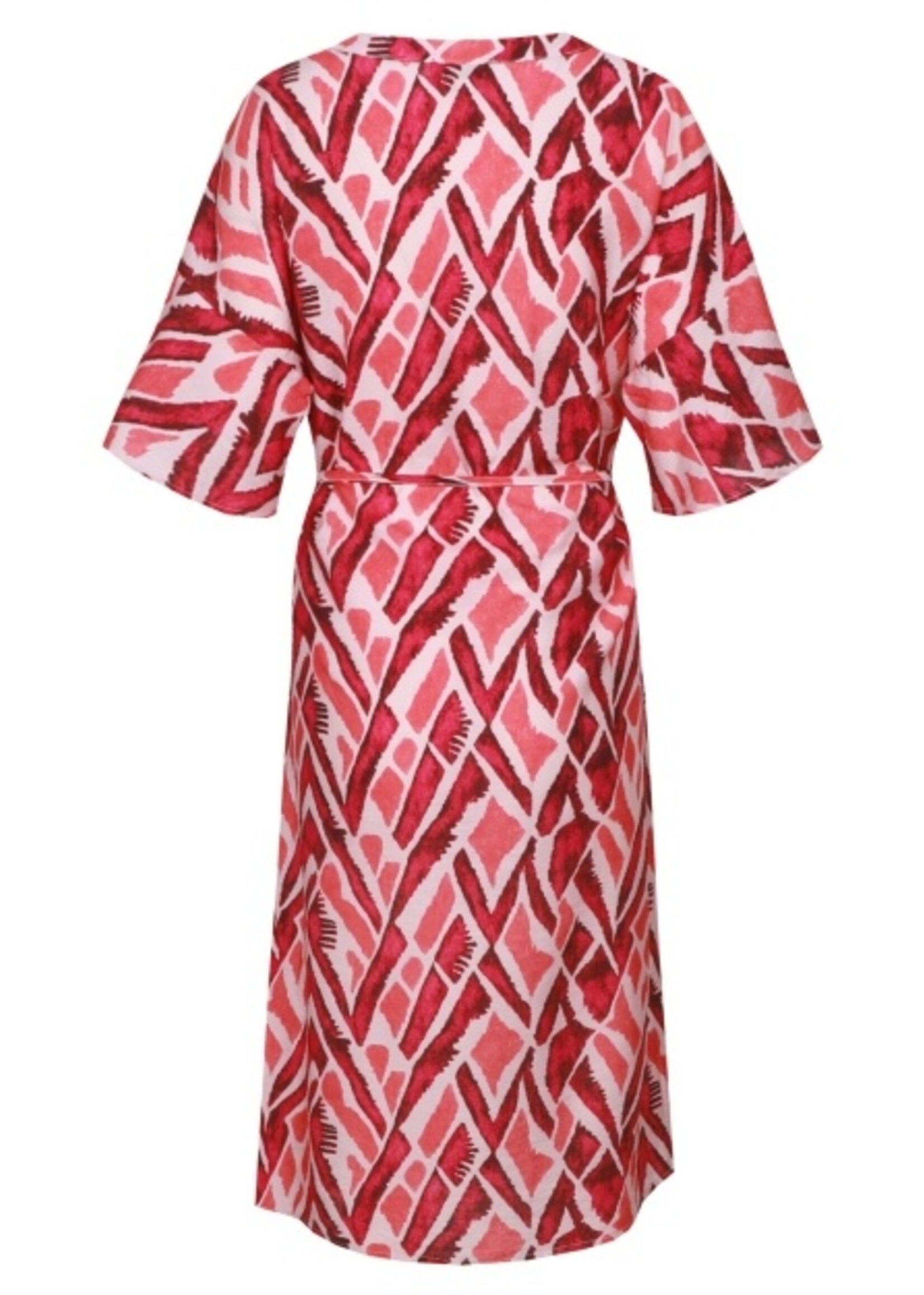 C&S The Label Dalma Dress Powder Pink/Sunkissed Coral