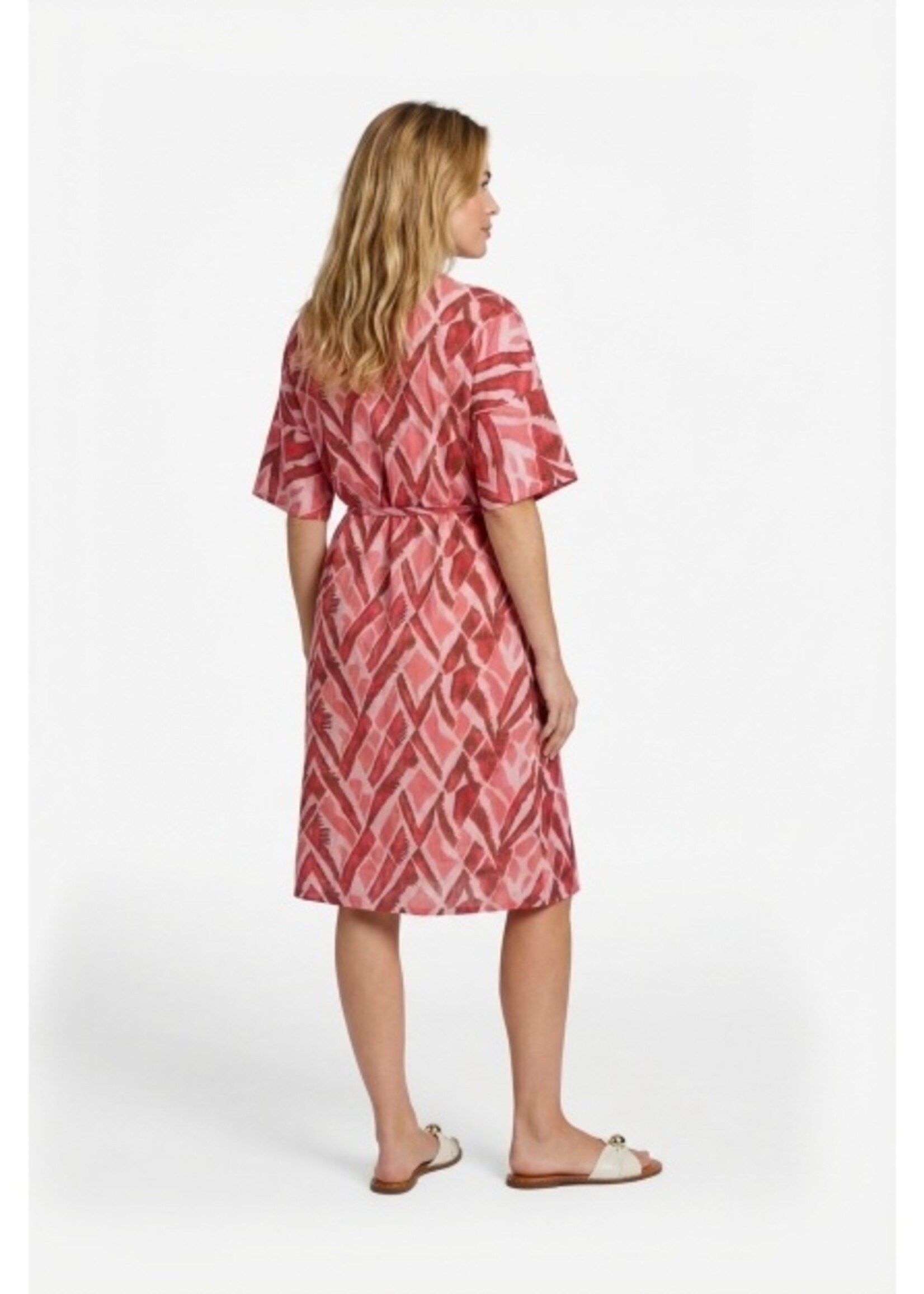 C&S The Label Dalma Dress Powder Pink/Sunkissed Coral