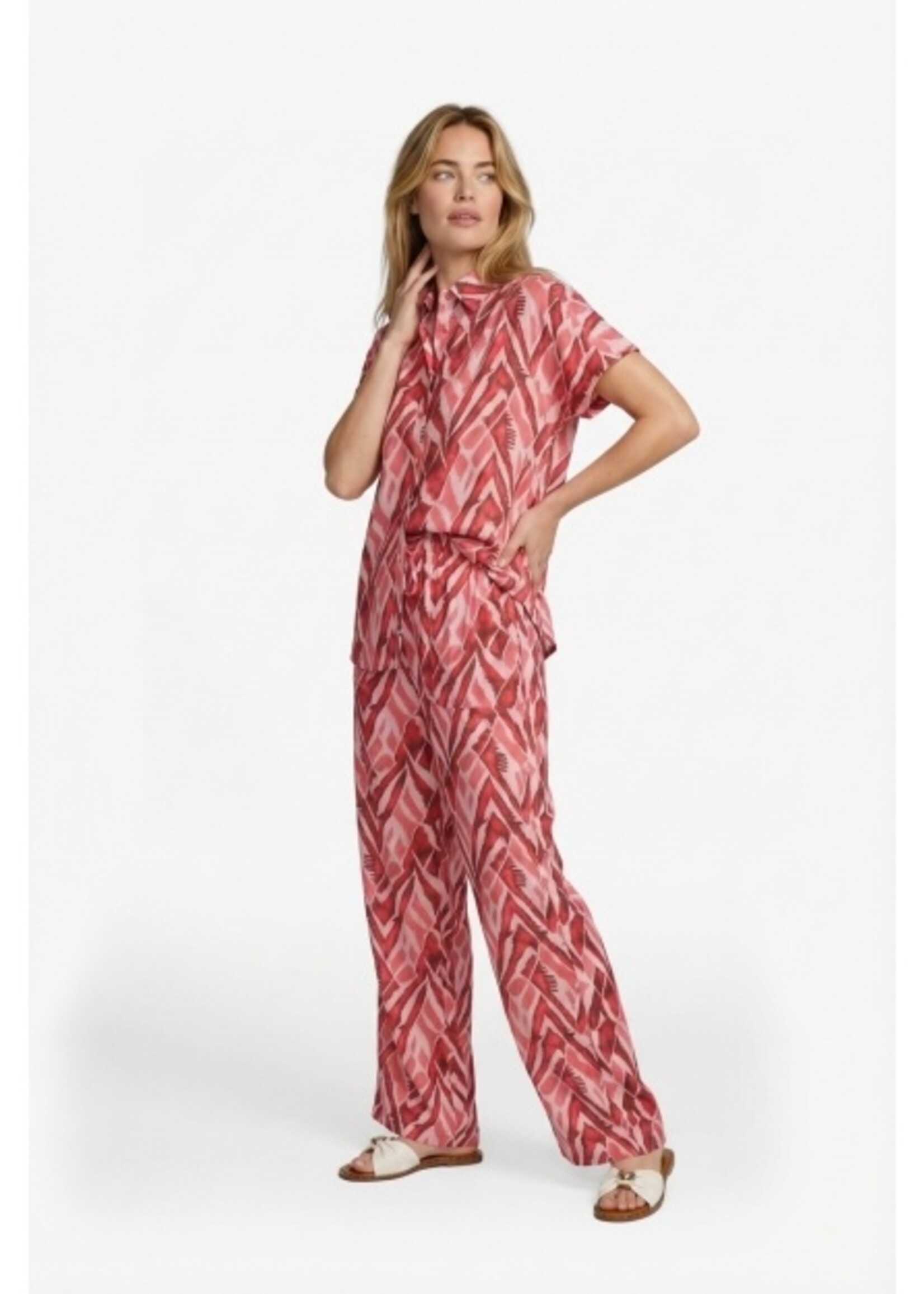 C&S The Label Lene Blouse Powder Pink/Sunkissed Coral
