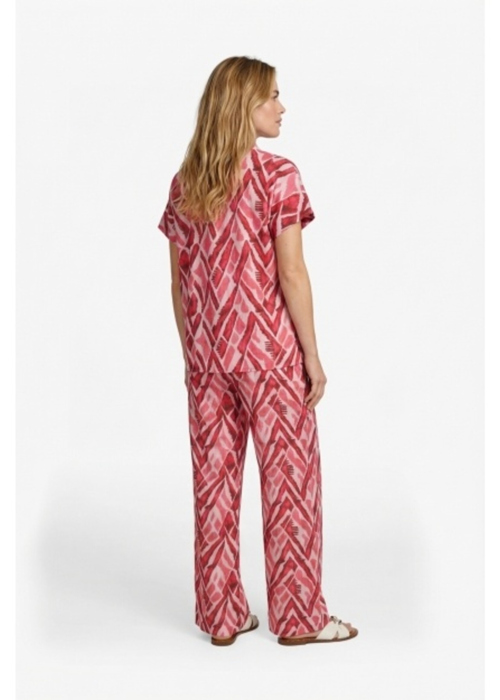 C&S The Label Lene Blouse Powder Pink/Sunkissed Coral