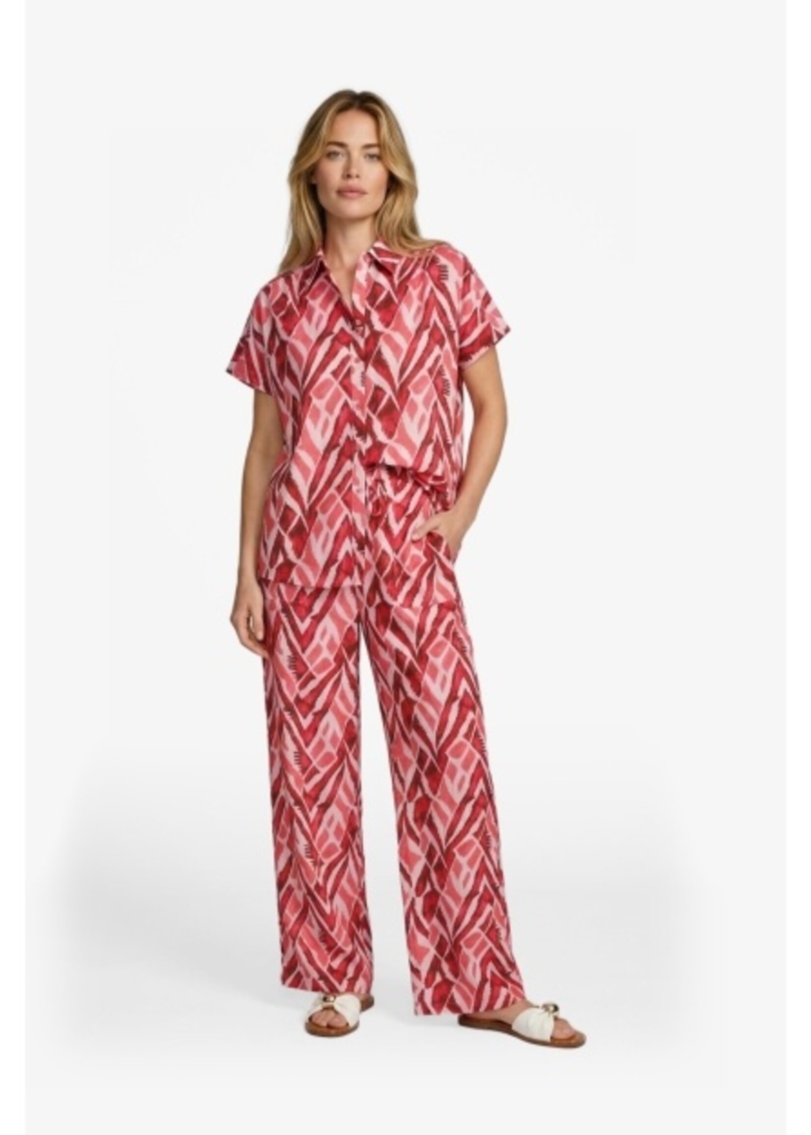 C&S The Label Lene Blouse Powder Pink/Sunkissed Coral