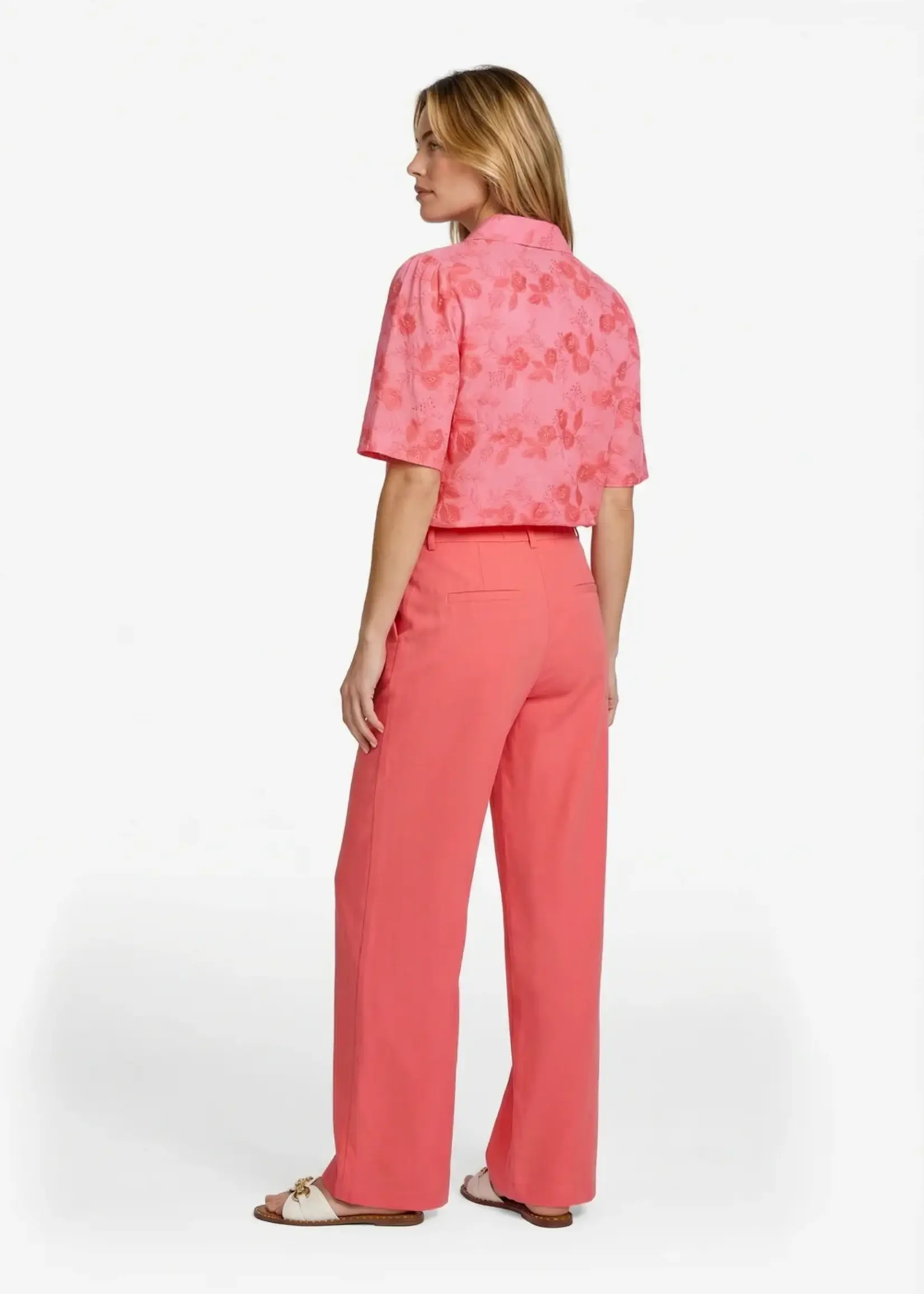 C&S The Label Loveli Blouse Sunkissed Coral Maat XXL