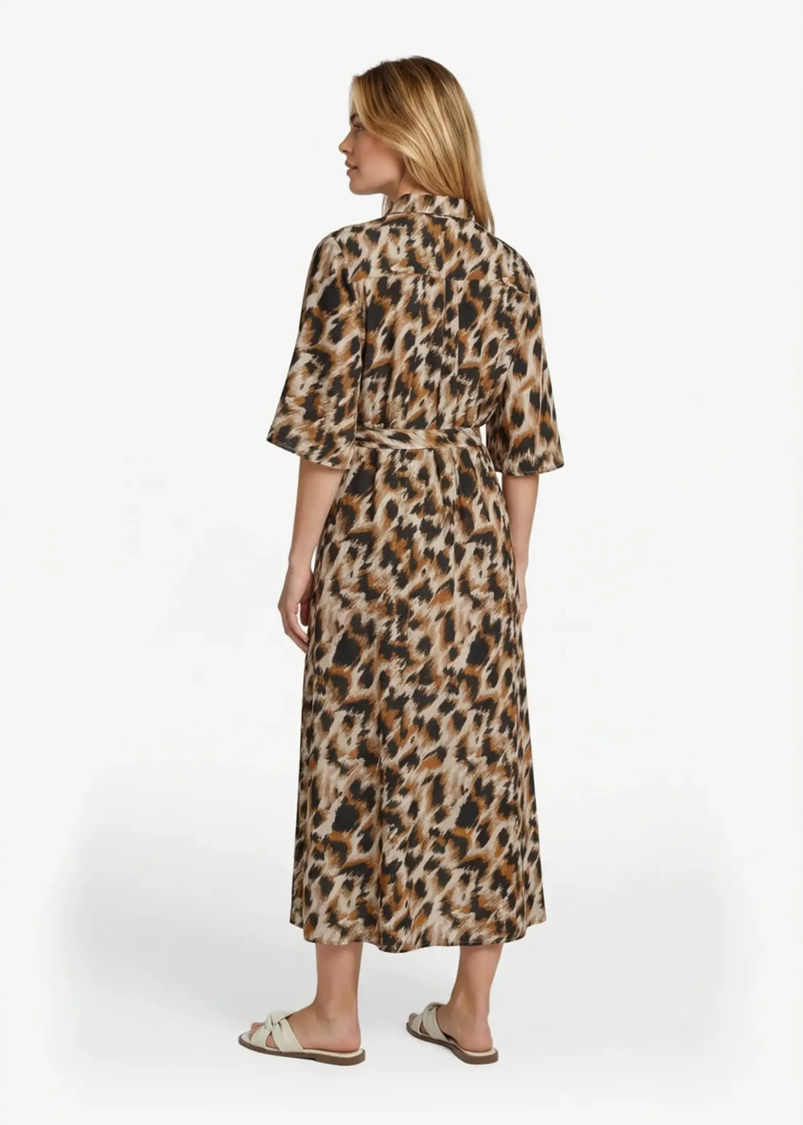 C&S The Label Damina Dress Sand/Golden Yellow