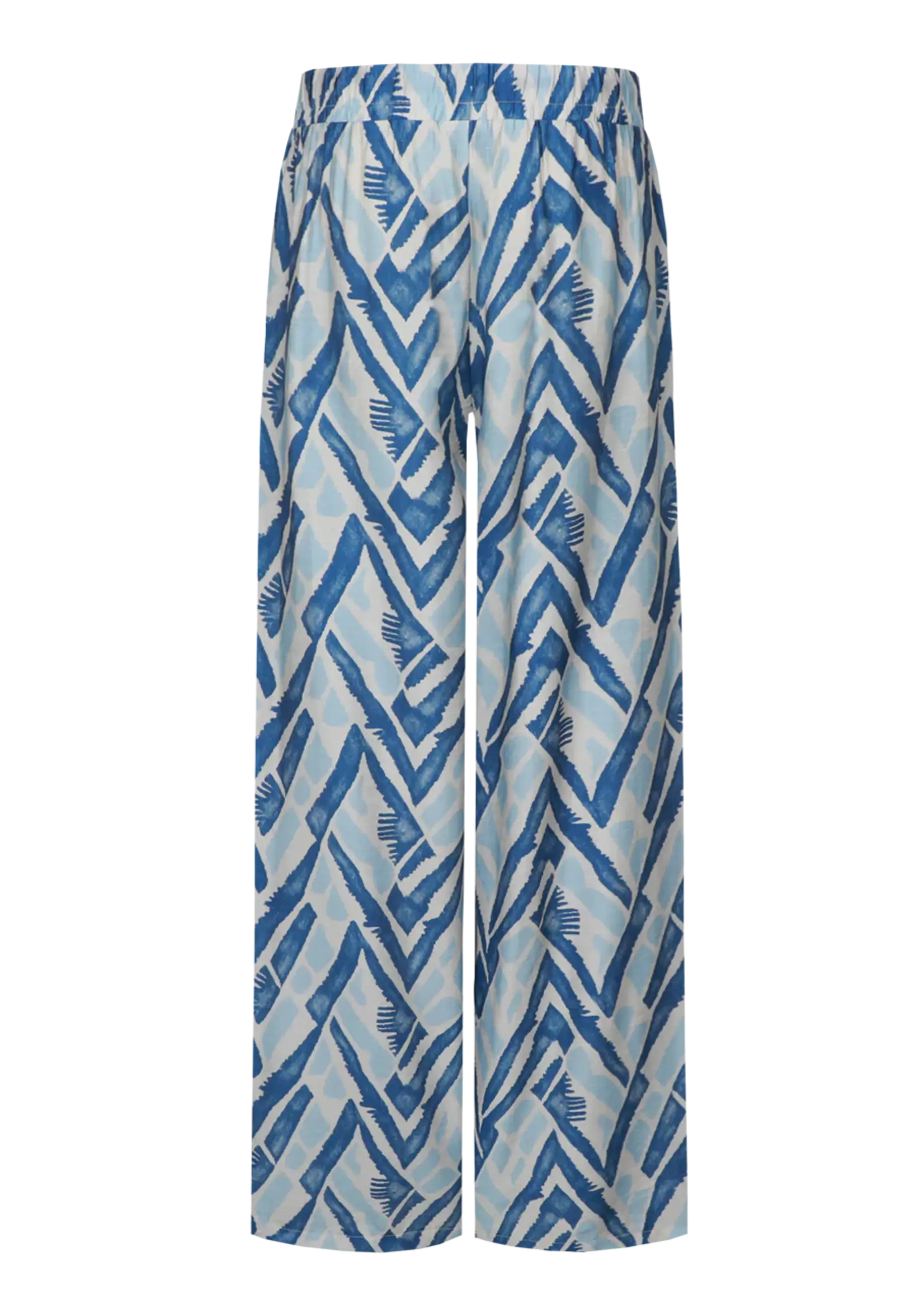 C&S The Label Philine Pants Sand/Cornflower Blue