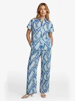 C&S The Label Philine Pants Sand/Cornflower Blue