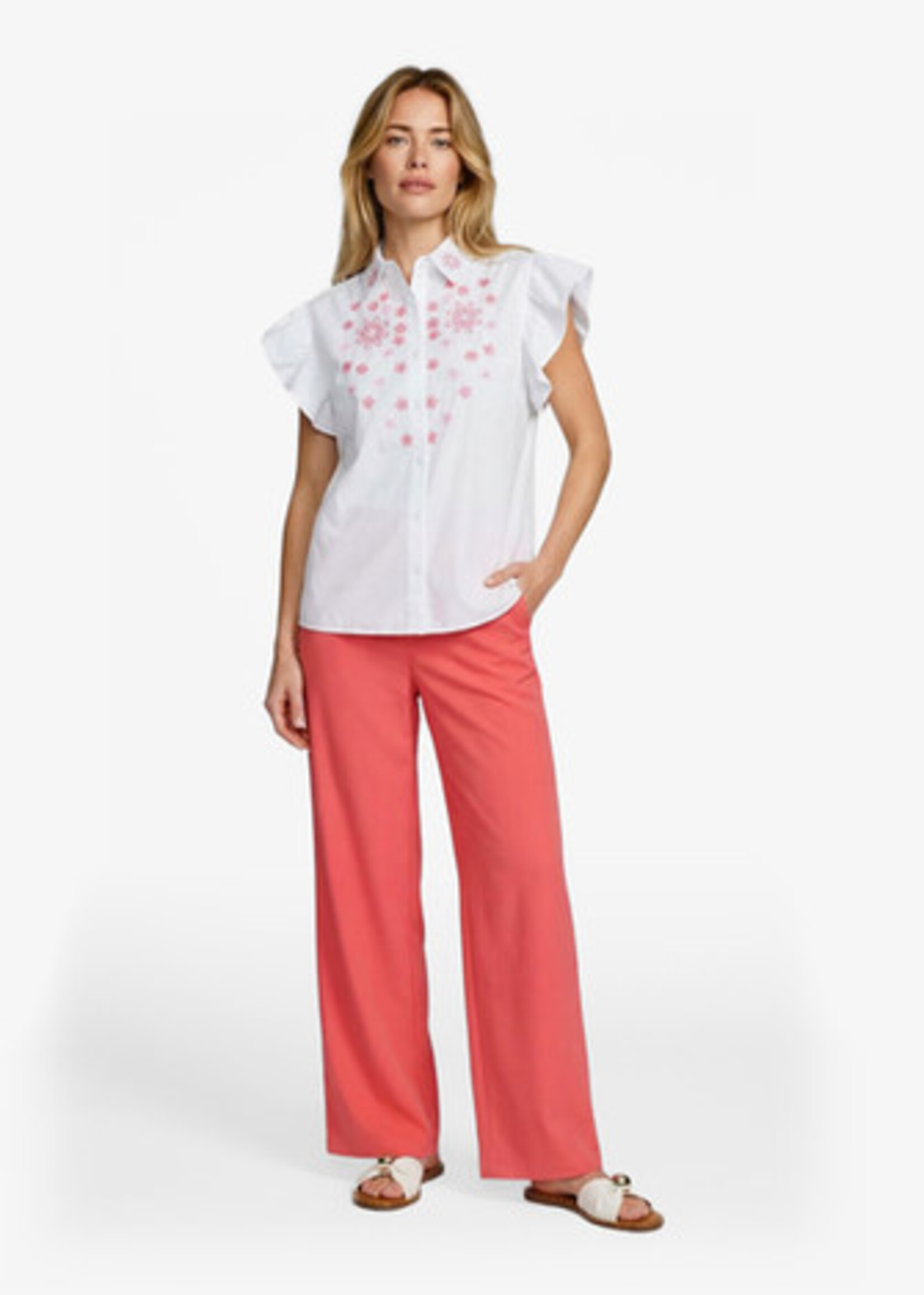 C&S The Label Lurina Blouse Offwhite