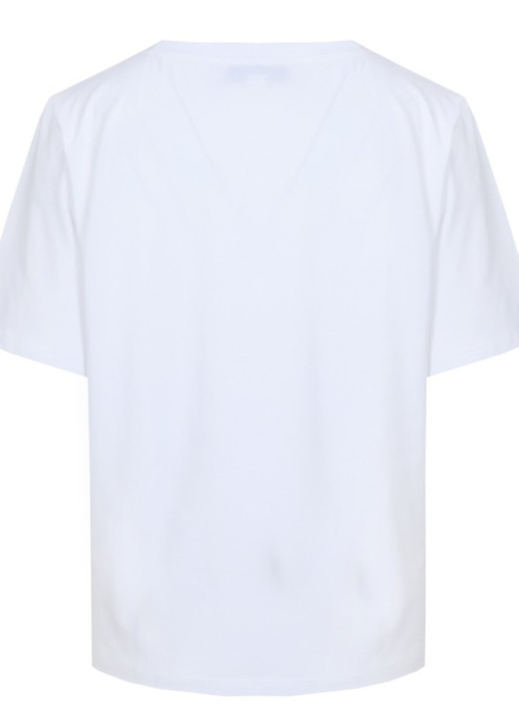 C&S The Label Talia T-shirt Offwhite/Sunkissed Coral