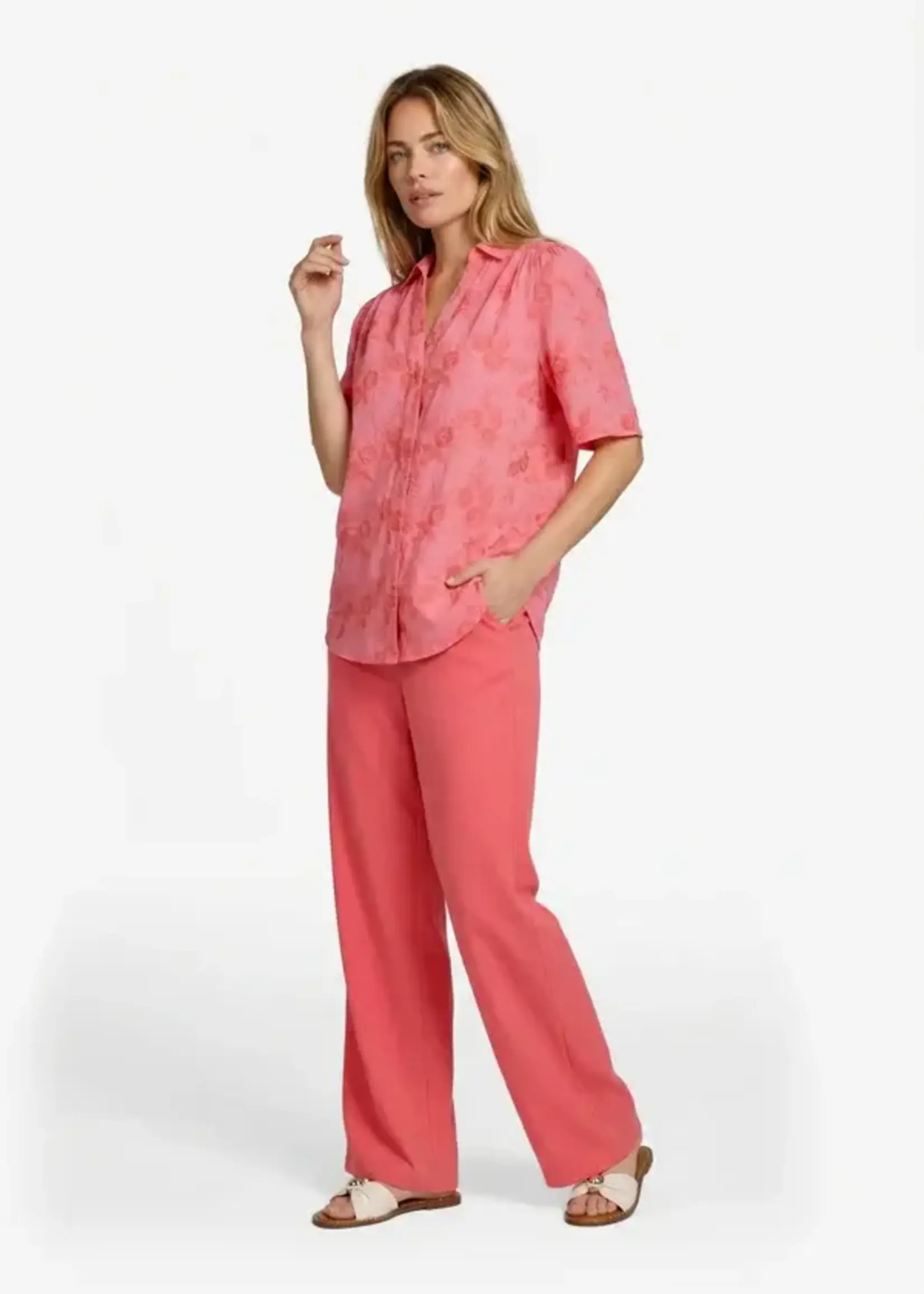 C&S The Label Prisanne Pants Sunkissed Coral