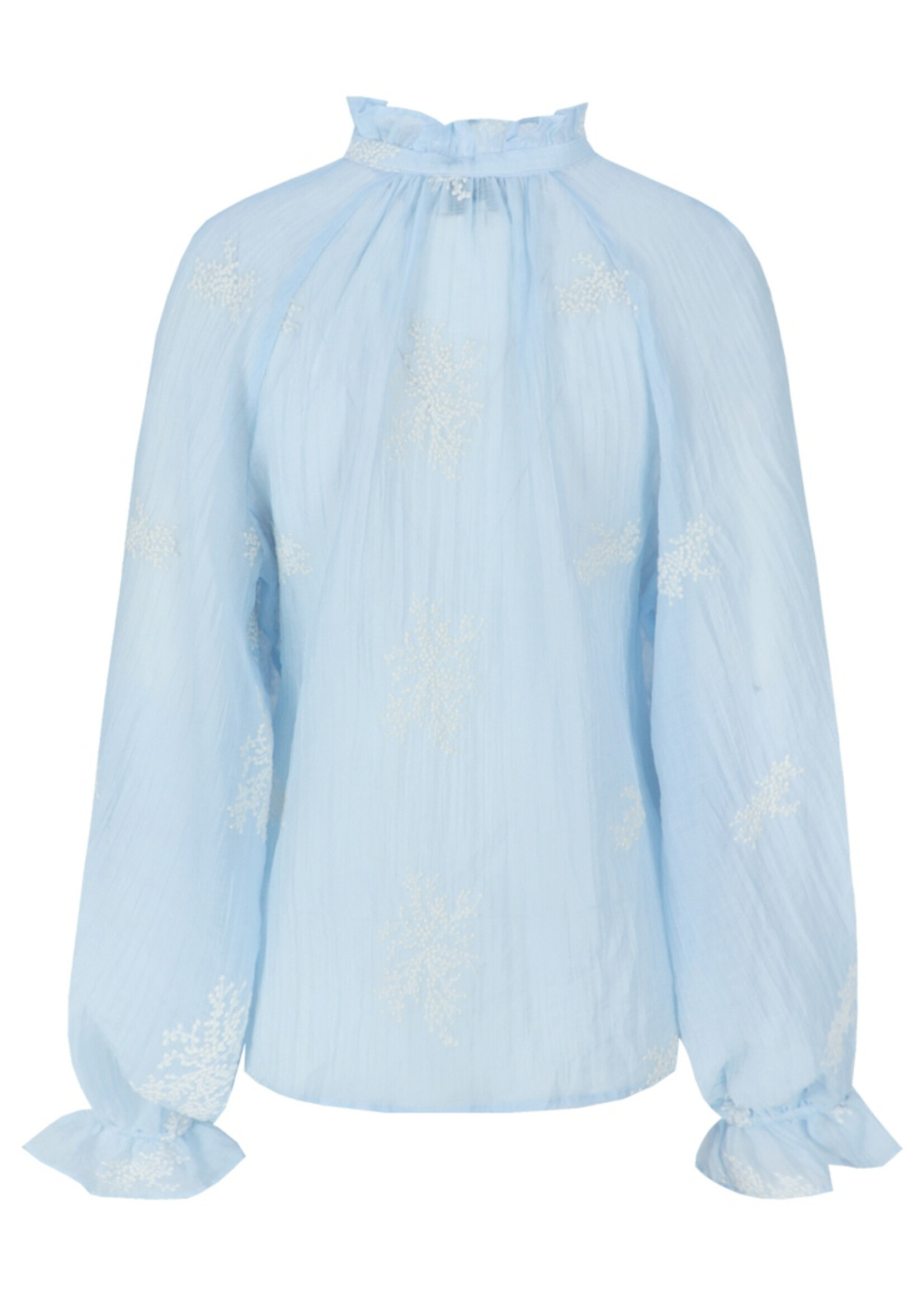 C&S The Label Lyra Blouse Blue Mist