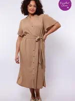 Exxcellent Manola Dress Khaki