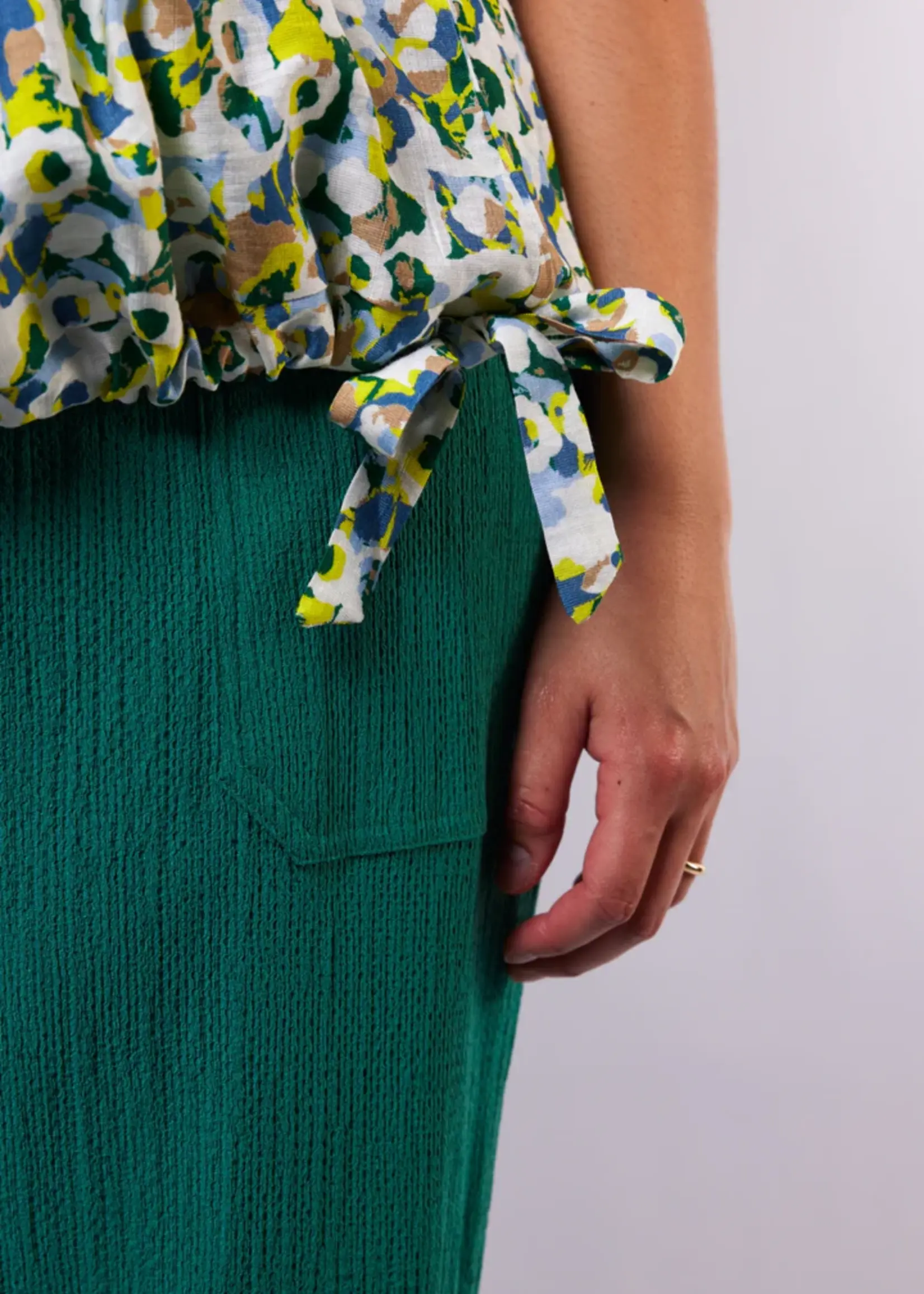 Exxcellent Angelie Top Cyber Lime/Vintage Green