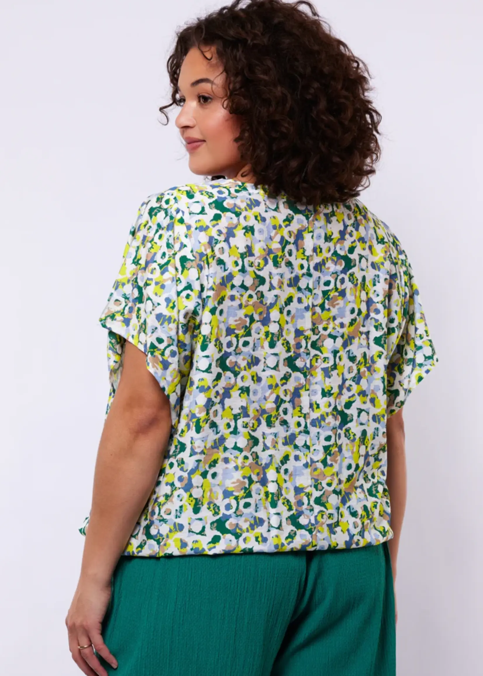 Exxcellent Angelie Top Cyber Lime/Vintage Green