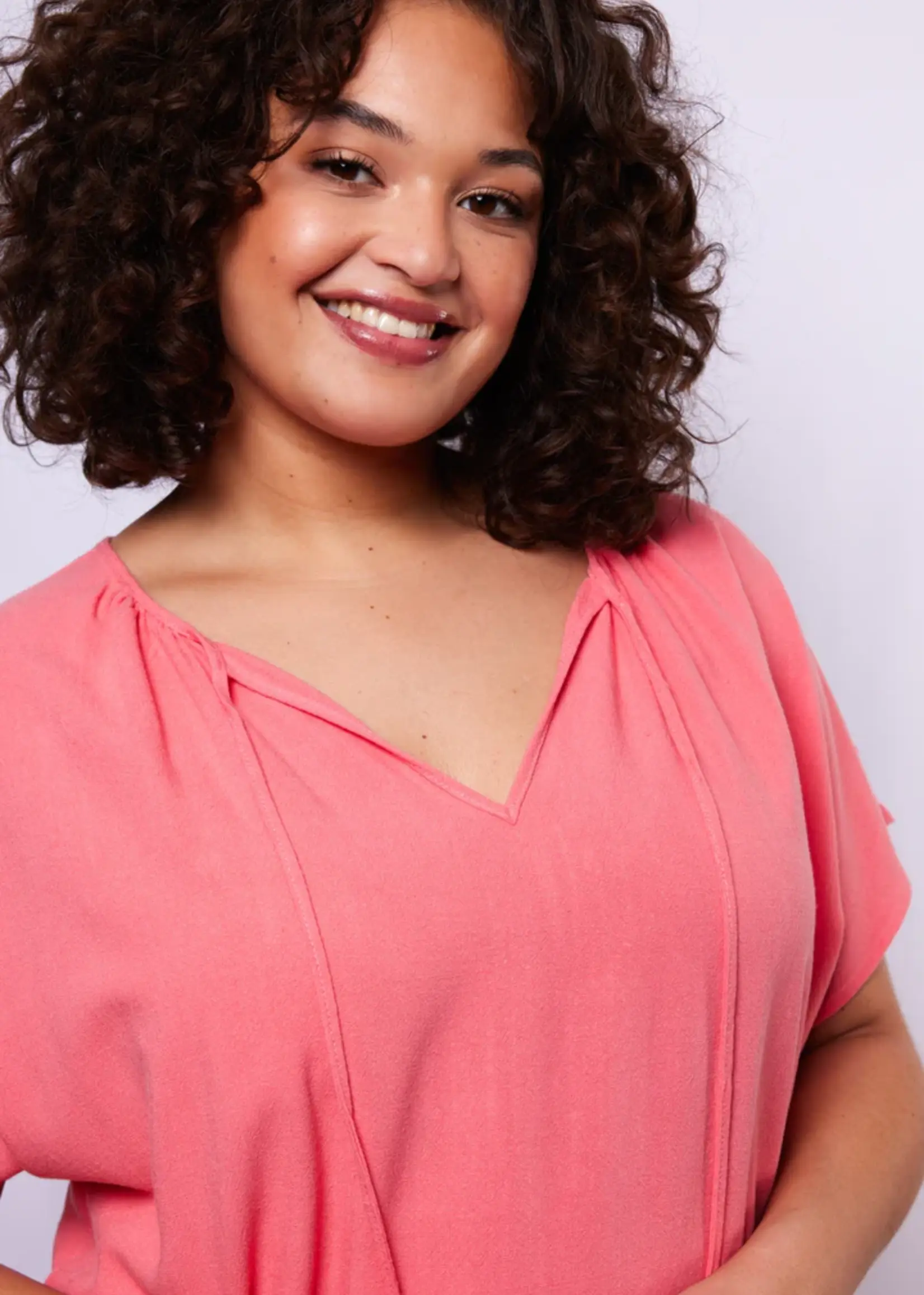 Exxcellent Abril Top Sunkissed Coral