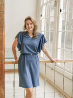 C&S The Label Daisy Dress Dusty Blue