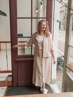 C&S The Label Troya Blazer Sand