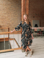 C&S The Label Dacia Dress Black/Latte