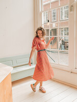 LaLamour Trix Butterfly Sleeve Dress Tropical Tango