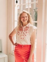 C&S The Label Lurina Blouse Offwhite