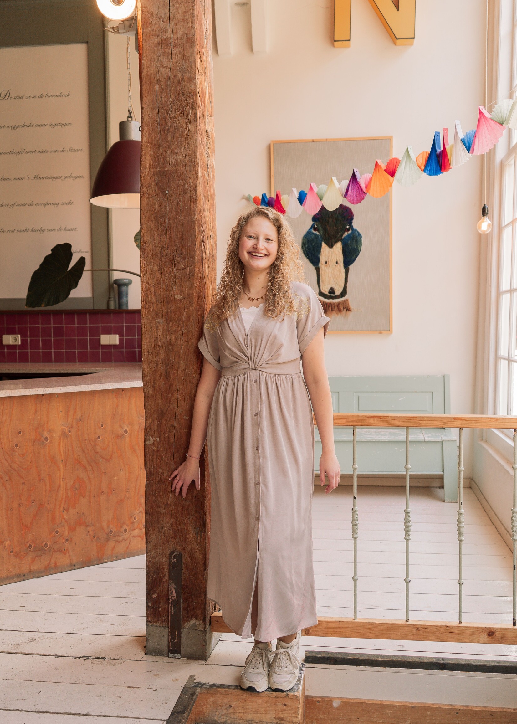 FLURESK Jazze Dress Khaki