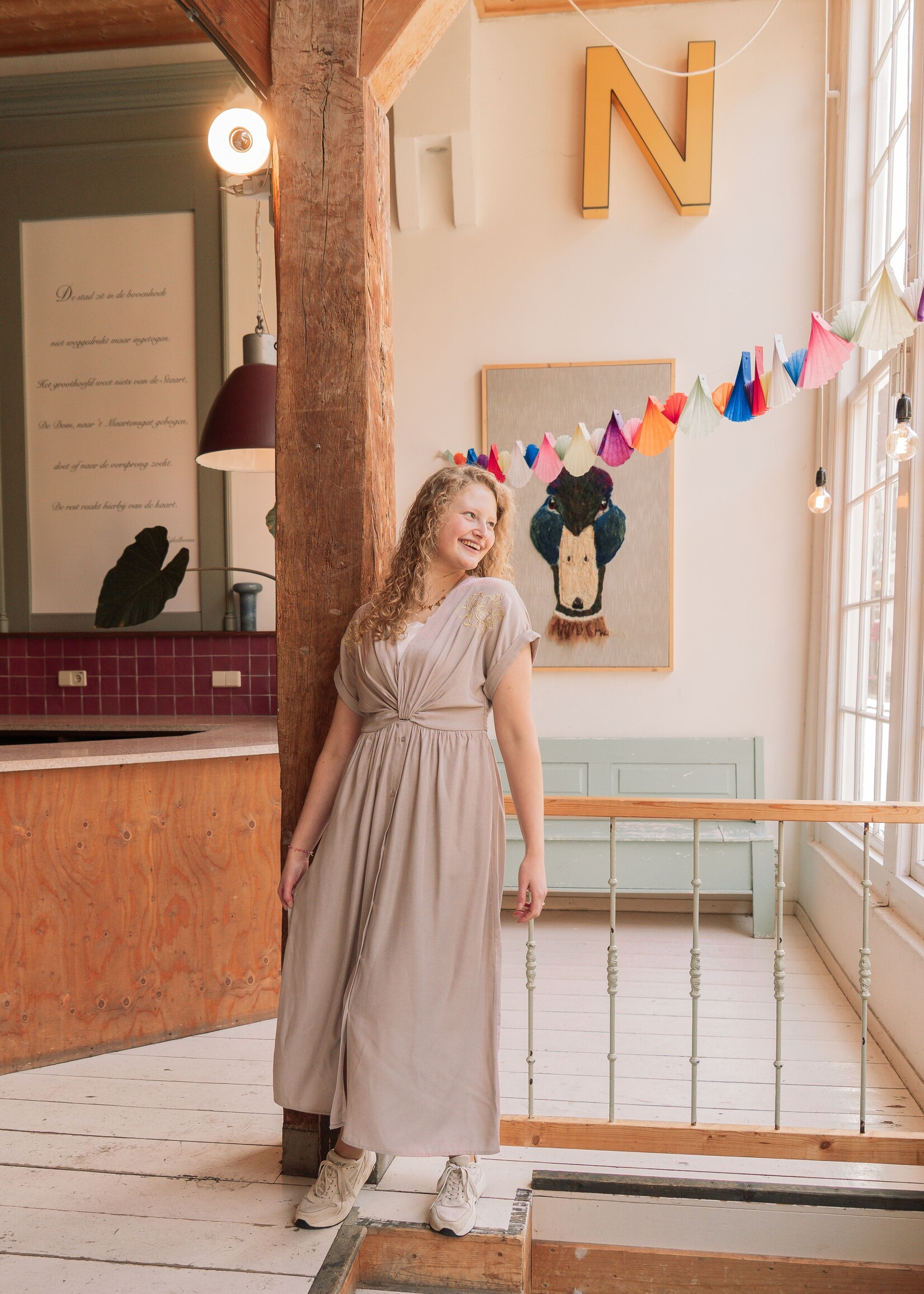 FLURESK Jazze Dress Khaki
