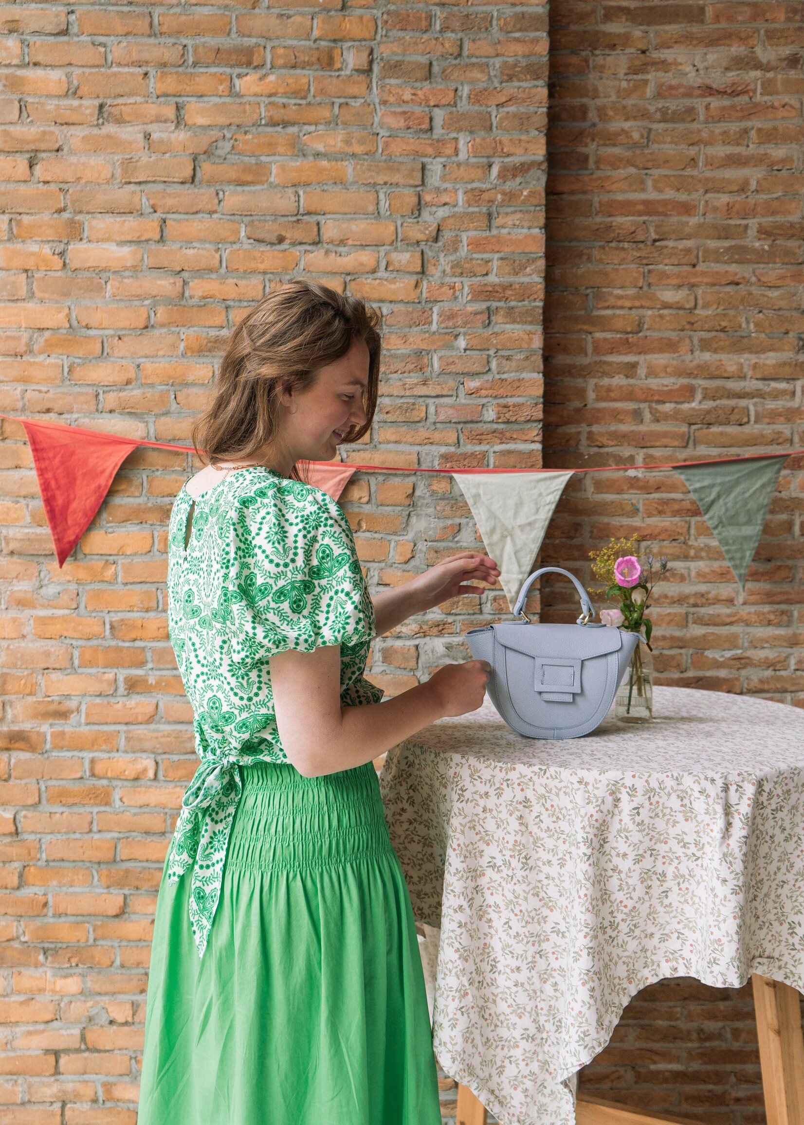 FLURESK Kae Skirt Vivid Green