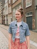 C&S The Label Ines Jacket Denim Mid Blue