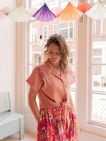 FLURESK Evy Blouse Blush Peach