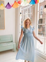 C&S The Label Dilja Dress Light Blue Maat S