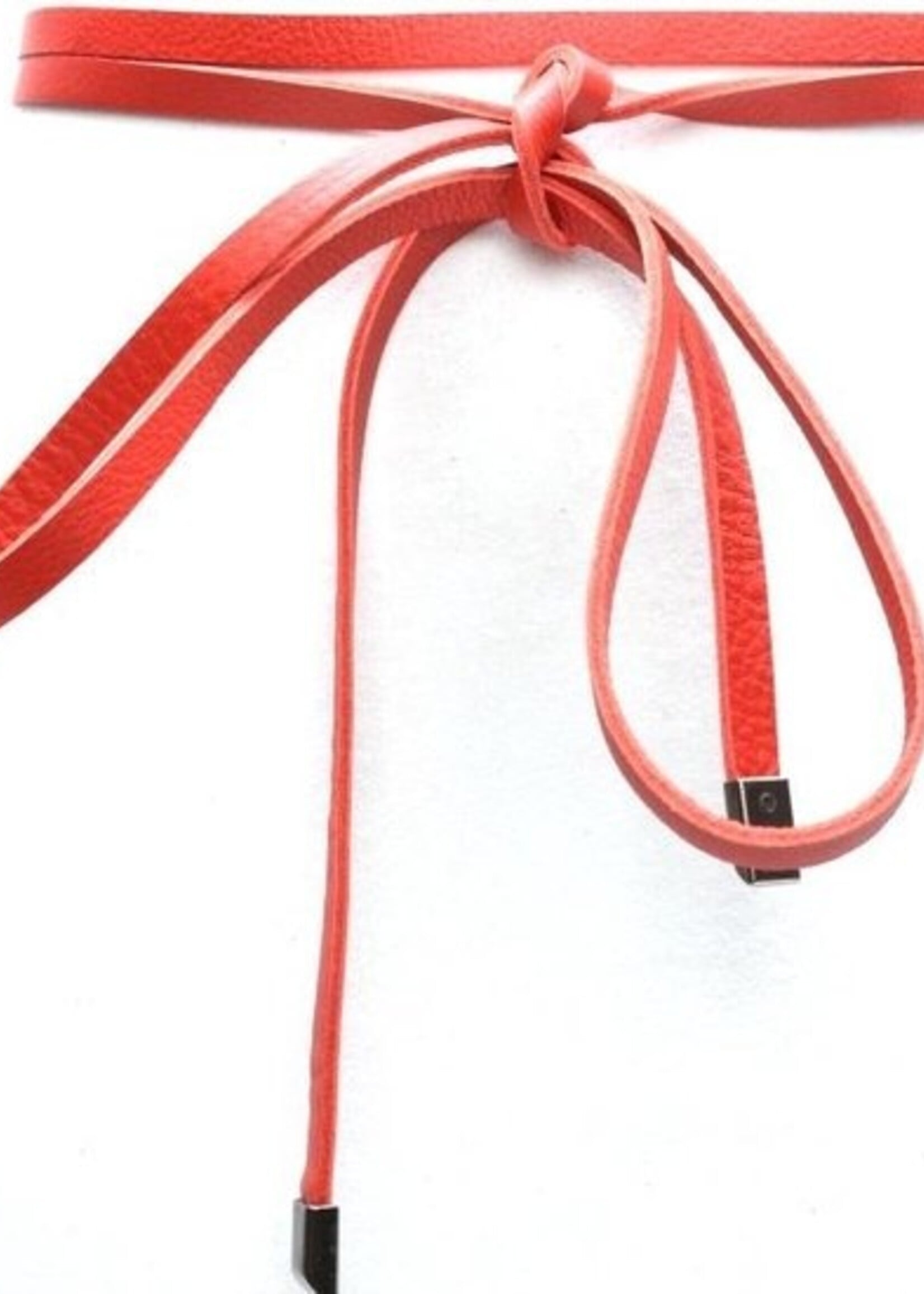 Knoopriem Rood (240cm)