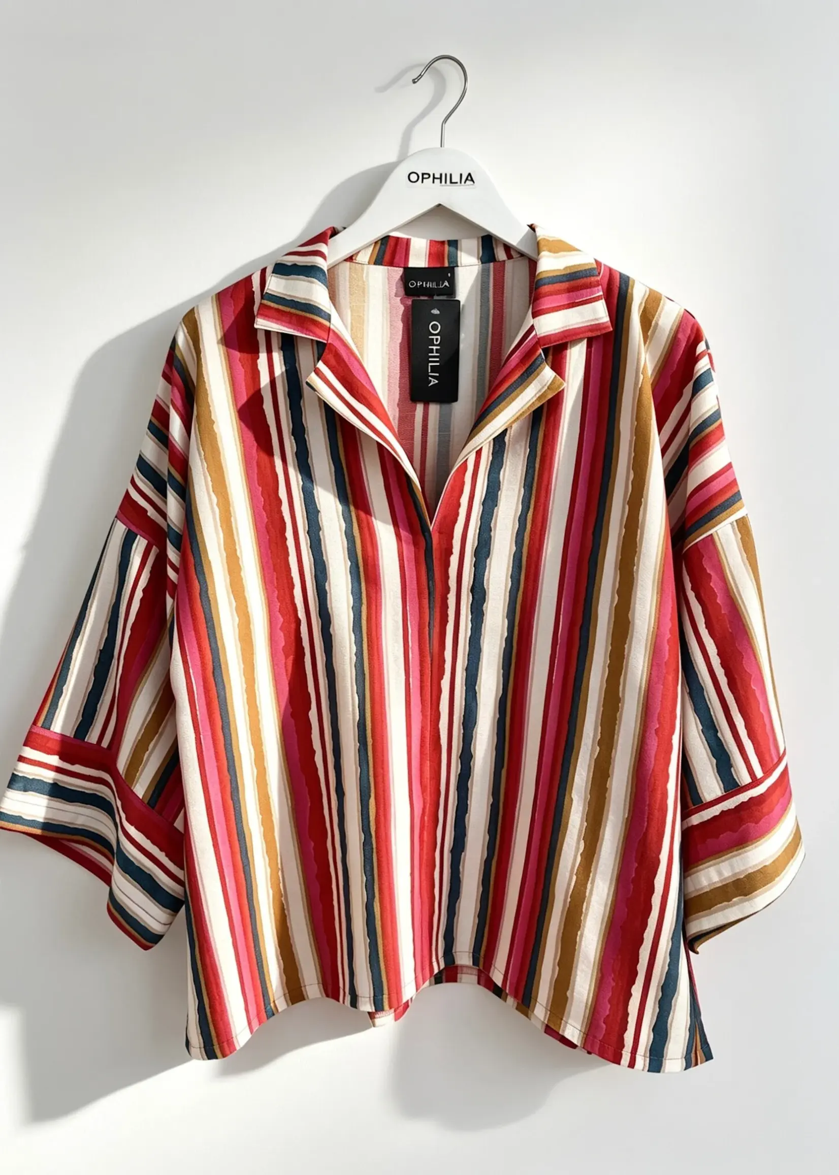 Ophilia Bella Paint Stripe Red